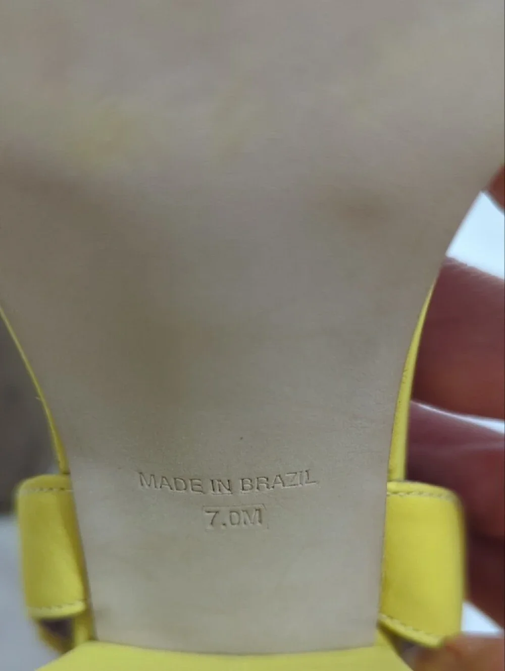Steve Madden Serrina Leather Lace-Up Heels, Color Yellow Size 7